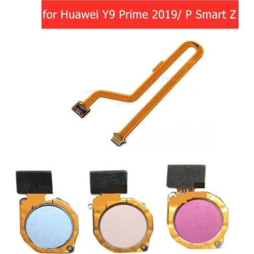 For Huawei P Smart Z/ Y9 Prime 2019 fingerprint key scanner Home Button Flex Cable Touch ID Sensor Return Flex Cable Repair Part