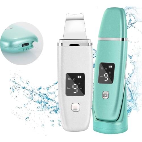Effective Skin Scrubber Facial Skin Remover Deep Face Cleaning Ion Vibration Ultrasound Blackhead Cleaner Beauty Care Tool