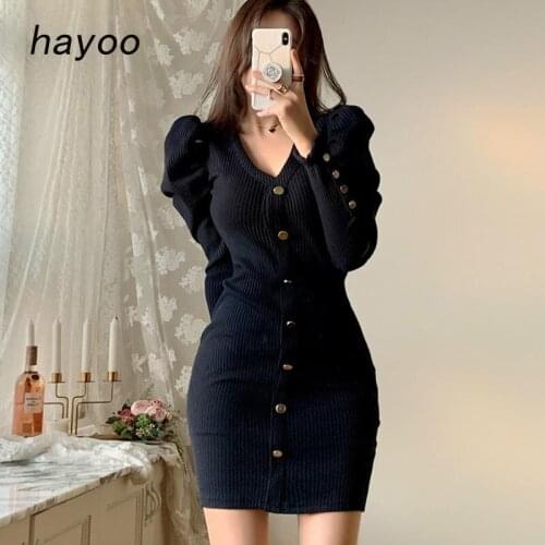 Hayoo Fashionable Knitted Dresses
