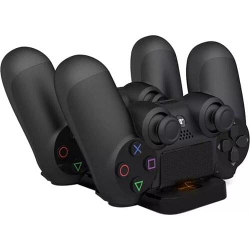 Game Controller Double Handle Wireless Chargers Dual USB Charging Dock Station Stand for PS 4 PS4 Cradle Bracket