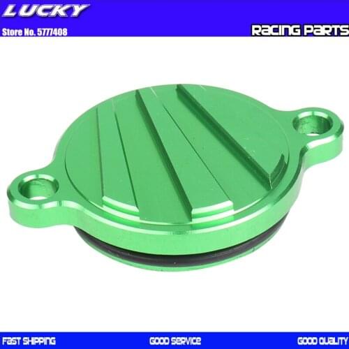 Billet Oil Filter Cover Cap For Kawasaki KXF450 2016-2018 2016 2017 2018
