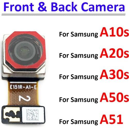 New Front Camera \With Back Rear Camera Module Flex Cable For Samsung A10S A107F A20S A207F A30S A307F A50S A507F A51 A515F