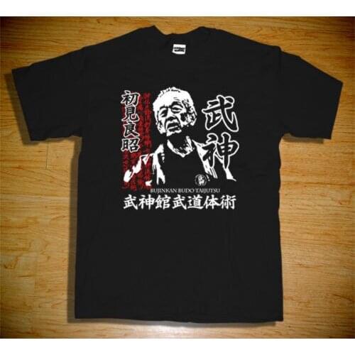 2018 New Short Sleeve Men Japan Kanji Ninja Shinobi Ninjutsu Bujinkan Soke Masaaki Hatsumi T-shirt 100 % Cotton Tee For Men