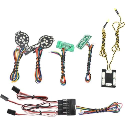 2021 new LED Light System Front & Rear Lamp Group for for 1/10 RC Crawler Car Traxxas NEW Bronco TRX-4 DIY