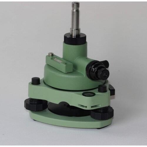 NEW GREEN TRIBRACH & ADAPTER W/OPTICAL PLUMMET FITS TYPE PRISMS