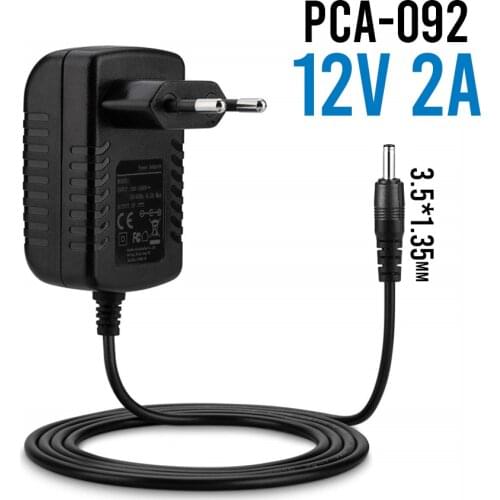 PCA-092 generic charger 12V 2A 3.5*1.35mm 24W for laptop