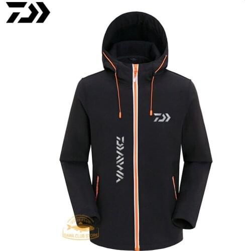 Winter Waterproof Fishing Clothes Daiwa Mens Outdoor Hiking Sports Breathable Windproof Jacket Casual Warm Jacket