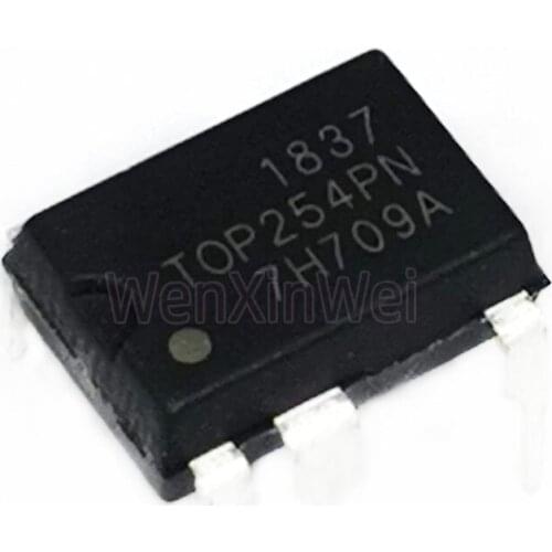 10PCS/LOT TOP254PN DIP-7 TOP254 DIP7 Power Management Chip IC