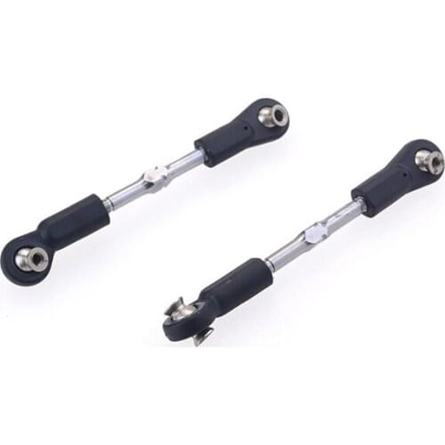 2Pcs Metal 75-85mm Steering Rod for 1/8 Zd Racing 9116 9020 9072 9071 9203 08425 08426 08427 08428 Rc Car Parts