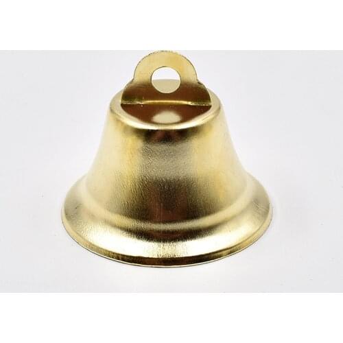 20pcs Big 25mm 30mm35mm 45mm Gold Bells Mini Liberty Jingle Bells for Crafts Favor Decorating and Making Wind Chimes
