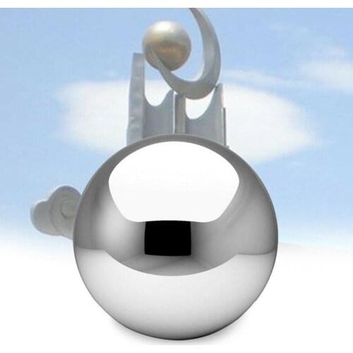 9 Size High Brightness Shine Sphere 201 Stainless Steel Mirror Sphere Hollow Ball Home Garden Ornament Decoration