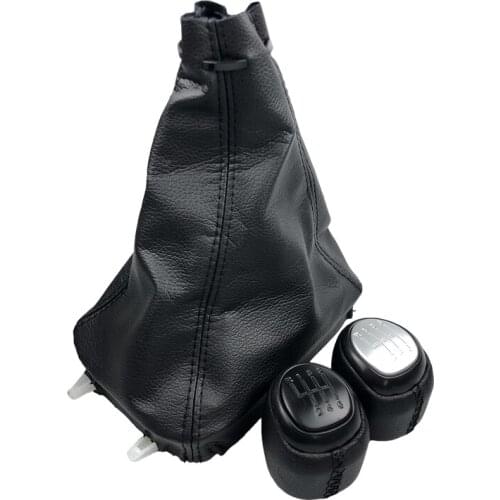 5/6 Speed Car Gear Shift Knob Lever Handball Shifter Stick Handle Gaitor Boot Case For SAAB 93 9-3 SS 2003-2012 Car Accessories