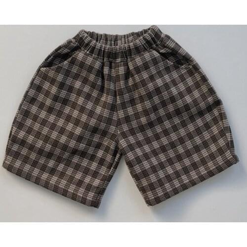 Kids Middle Pants 2020 Winter Fashion Baby Boy Plaid Thicken Casual Cotton Harem Pants Loose Warm Pants Toddler Girl Boots Pants
