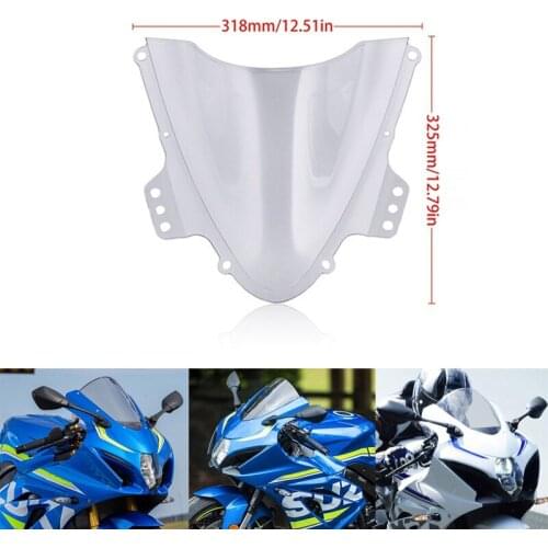 For Suzuki GSXR 1000 Motorcycle ABS Windscreen Deflector Windshield Protection GSXR-1000 GSXR1000 GSX1000R K5 2005 2006