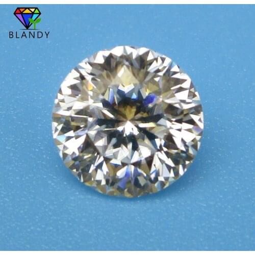 Good Price 6.5mm Carat Gems Round 99 Rose Cut 8.0mm D Color White Loose Moissanites Stone For Jewelry
