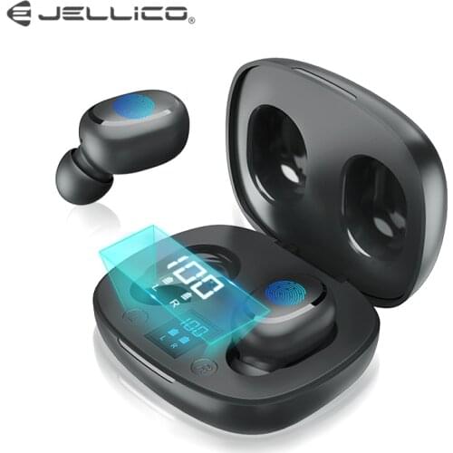 Jellico TWS Wireless Earphone Bluetooth 5.0 Earphones Touch Control Earbuds 9D Stereo Music Phone Headset For Sports Game
