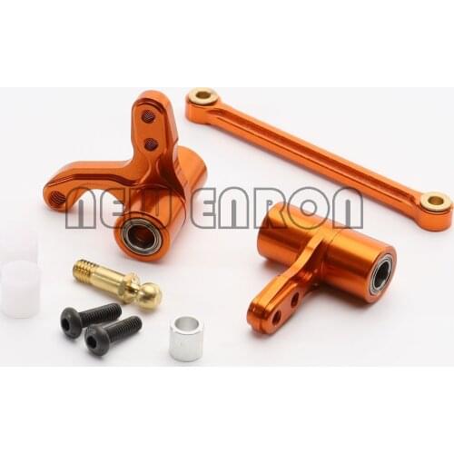 1:10 101214 Aluminum Steering Assembly Bellcrank Set With Bearing For RC HPI Racing Car 1/10 Ken Block WR8 Bullet MT ST 3.0 Flux