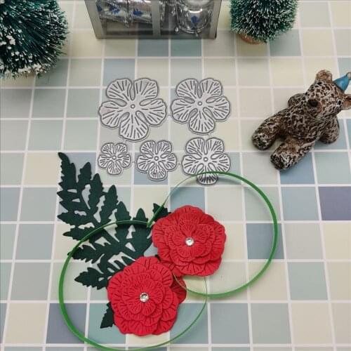 Petals flowers Metal Cutting Dies Scrapbooking New DIY Scrapbooking photo album Decorative Embossing DIY Paper Card