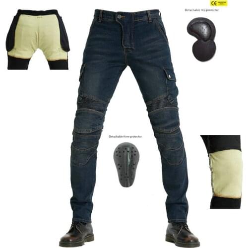 Off-road motorcycle jeans motorcycle motorcycle jeans pants protective gear for safe riding four colors to choose from