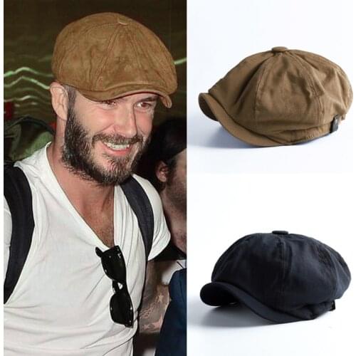 Men Newsboy Cap Herringbone Baker Boy Cabbie Flat Hat Retro Newsboy Cap TT@88
