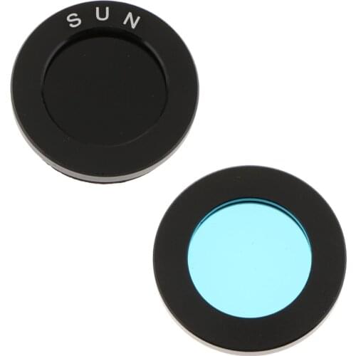 1.25" Astronomy Telescope Color Filter Set for Celestron Orion Eyepiece Lens Accessory Black Blue - Moon Planet Nebula Deep Sky