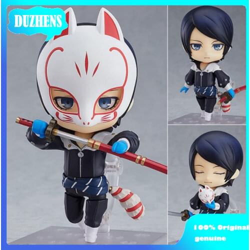 100% Original: PERSONA5 The Animation #1103 Yusuke Kitagawa Q version figma PVC Action Figure Anime Figure Model Toy Doll Gift