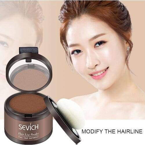 SEVICH 4g Hair Shadow Powder Hairline Modified Repair Hair Shadow Tool Makeup Hair Concealer Natural Cover Beauty Edge Control