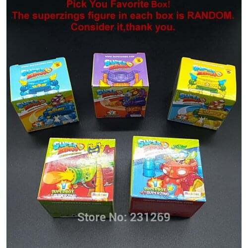 *PICK YOUR FAVORITE BOX * SUPERZINGS Series 3 Rivals of Kaboom Superbot & Random Superzing Figure Collection Kids Toys Gift New