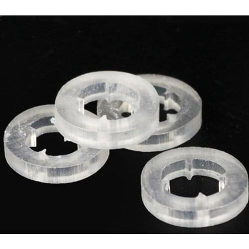 50pcs M6 Insulating washer Flat gaskets Self-drilling screw Waterproof four-corner plastic gasket Outer diameter 10mm thickness