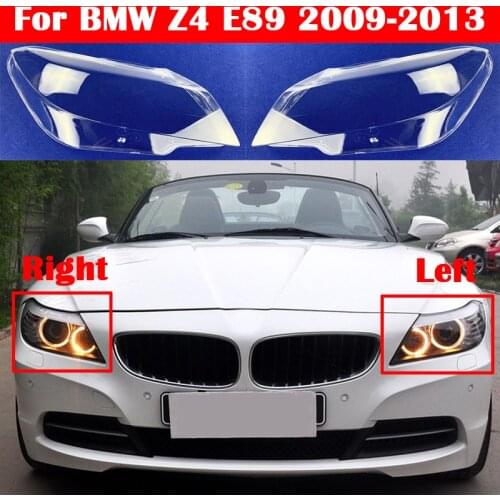 Car Front Glass Lens Headlamp Transparent Lampshade Auto Lamp Shell Lights Housing For BMW Z4 E89 2009-2013 Headlight Cover