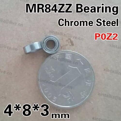 Free Shipping 10pcs MR84-zz MR84zz L-840ZZ 637/4*1 WBC4-8 minisize ball bearing 4mm*8mm*3mm