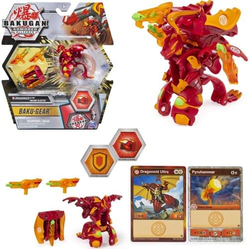 Bakugan Armored Alliance New Style Genuine DRAGONOID Deformable Battle Toys Action Figure Model Boy Gifts