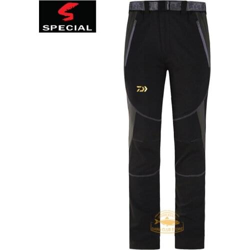 Daiwa Fishing Quick-drying Pants Mens Outdoor Sports Trousers Autumn Breathable Thin Stretch Waterproof Climbing Pants