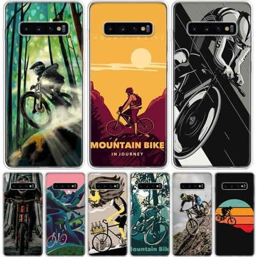 Amazing mountain bike Bicycle MTB Phone Case for Samsung Galaxy A51 A71 A50 A70 A40 A30 A20E A10 A01 A21 A41 M30S A6 A7 A8 A9 Pl