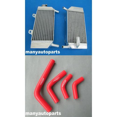 FOR HONDA CRF250R CRF250X CRF 250 R CRF 250X 2004-2009 2008 2007 2006 2005 04 05 06 07 08 09 Aluminum Radiator & Hose