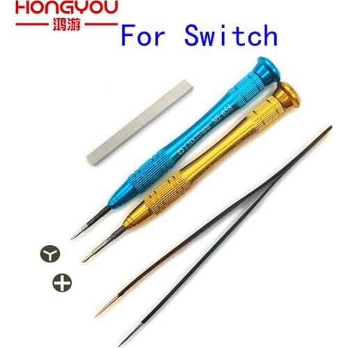 For Nintendo Switch Conductive Cotton Cross Tri 1.5MM Wing Screwdriver Tweezer Signal Sponge For Switch Joy-Con Screwdriver