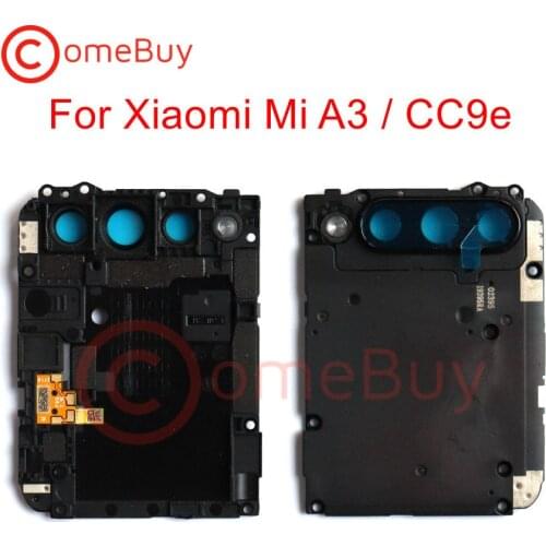 For Xiaomi Mi A3 Camera Lens Glass+Rear Camera Frame Holder For Xiaomi Mi A3 Back Camera Frame+Glass Lens CC9e Replacement