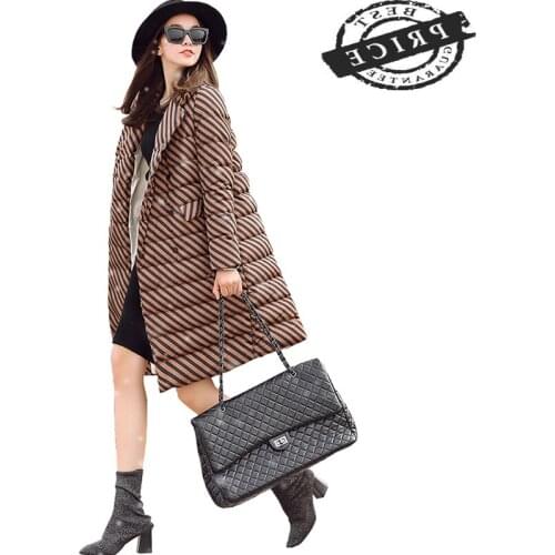 Quality New High Winter Women Jacket Thicken Warm 20% White Duck Down Coat Casual Stand Collar Female Outwear Coat YYJ123