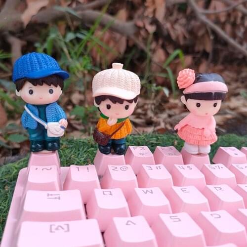 Handmade Customized PBT Key Cap Gaming Personality Mechanical Keyboard Keycaps Cartoon Anime Modeling Three-dimensional key Caps