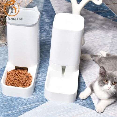 Pet Feeder Drinker Dogs Water Bottle Cats Feeding & Watering Pet Automatic Feeder Dog Bowl Pet Food Container Supplies