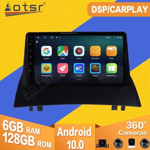 For Renault Megane 2 2002 2003 2004 2005-2009 Android Car Tape Radio Recorder Video Player Navi GPS Carplay Multimedia Head Unit