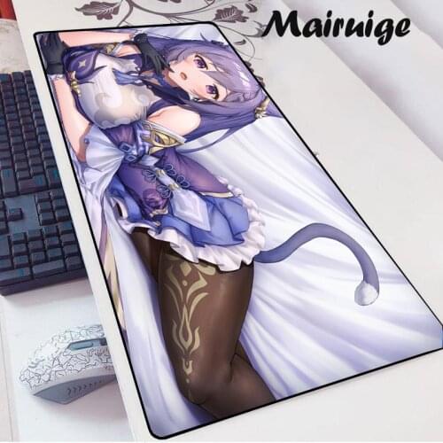 Mairuige Genshin Impactt Popular Two-dimensional Game Goddess Can Be Customized Kawaii Mouse Pad Xxl Waterproof Desk Mat
