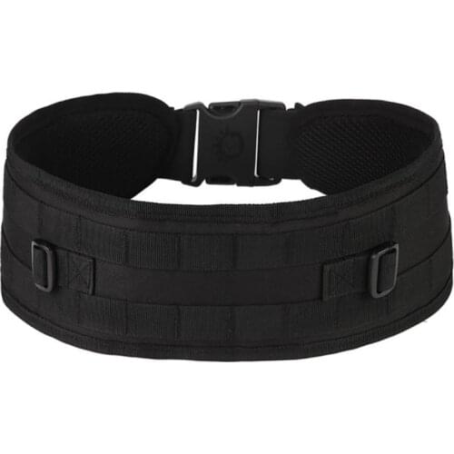 Men Army Military Camouflage MOLLE Girdle Multi-Use Equipment Airsoft Combat Wide Belts Tactical Outer Waist Belt Padded CS Belt