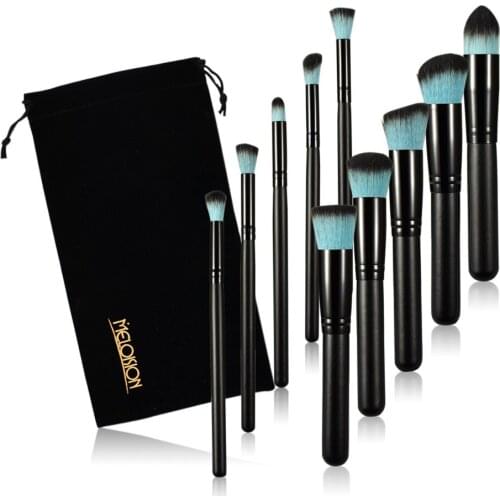 Makeup Brushes Set Pincel Maquiagem Powder Eye Brush Complete Kit Cosmetics Beauty Tools with Leather Case Eyeshadow Lip Bag