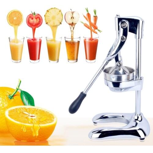 Stainless Steel manual hand press juicer squeezer citrus lemon orange pomegranate fruit juice extractor new