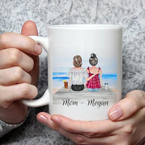 Personalized Coffee Mug- Mother Daughter Coffee Mug, Gift for Mom, Personalized Gift, Custom Mug, Mom Mug, Mom and Daughter