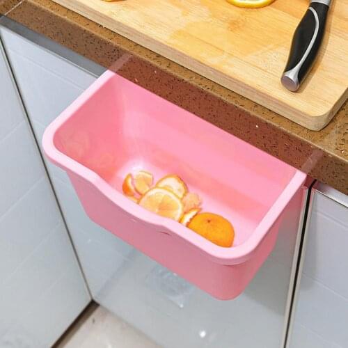 Kitchen Trash Can Cabinet Hanging Garbage Wastebaskets Bathroom Storage Box