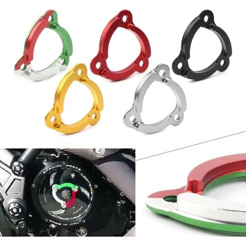 1Pcs Motorcycle CNC Racing Clear Clutch Cover & Spring Retainer For Ducati 959 1199 1299/Monster 821