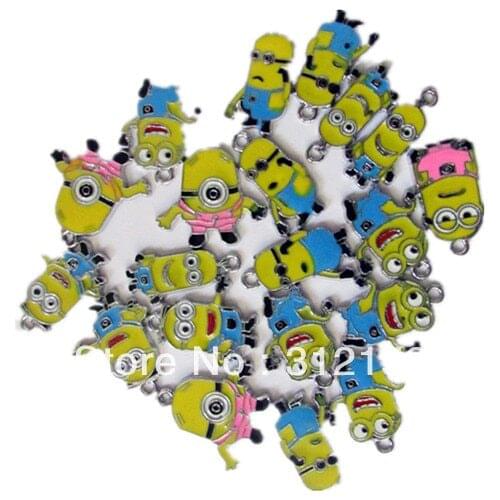 Q6889 ! Wholesale 100 pcs cat Metal Zinc Alloy Enamel Charms Pendants for Girl Jewelry Craft Making DIY