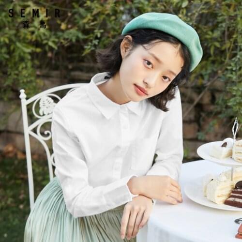 Женские хлопковые рубашки Semir China At AliExpress